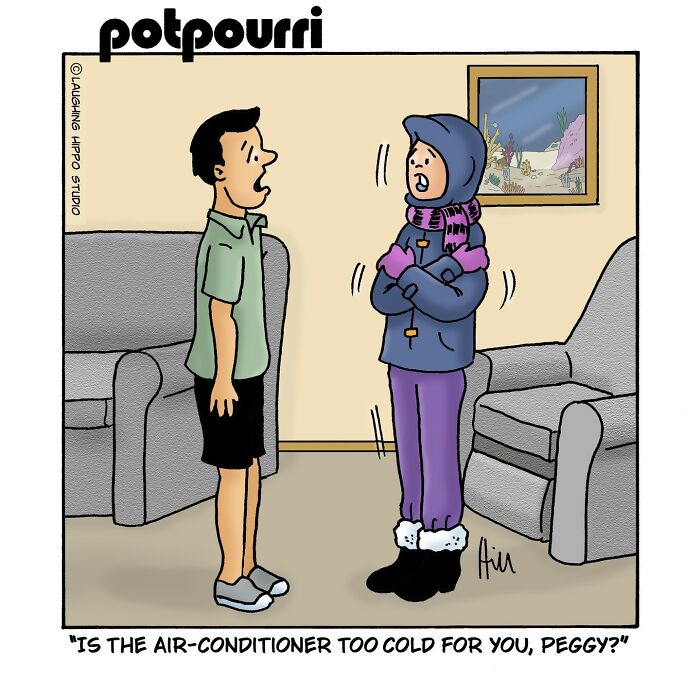 50 New One-Panel Comics Filled With Humor And Silly Situations By ‘Laughing Hippo Studio’