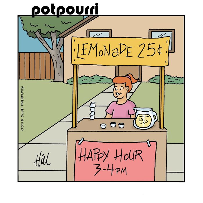 50 New One-Panel Comics Filled With Humor And Silly Situations By ‘Laughing Hippo Studio’