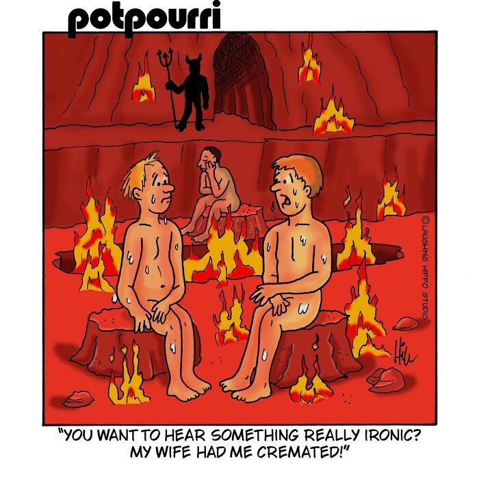 50 New One-Panel Comics Filled With Humor And Silly Situations By ‘Laughing Hippo Studio’
