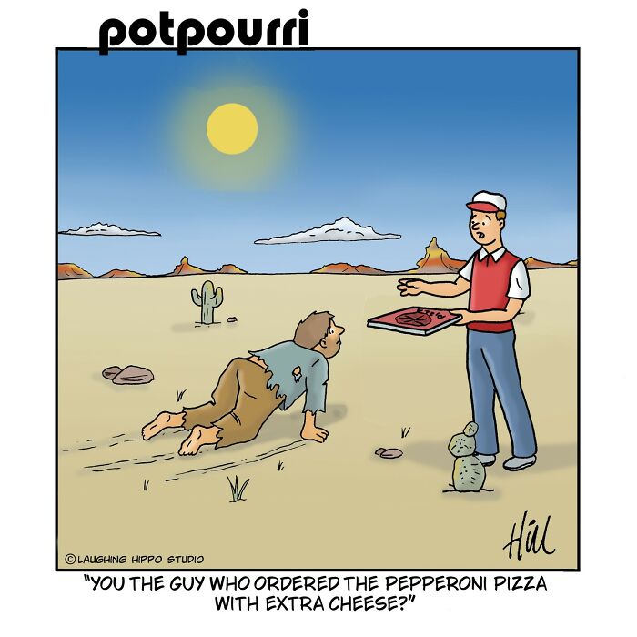 50 New One-Panel Comics Filled With Humor And Silly Situations By ‘Laughing Hippo Studio’
