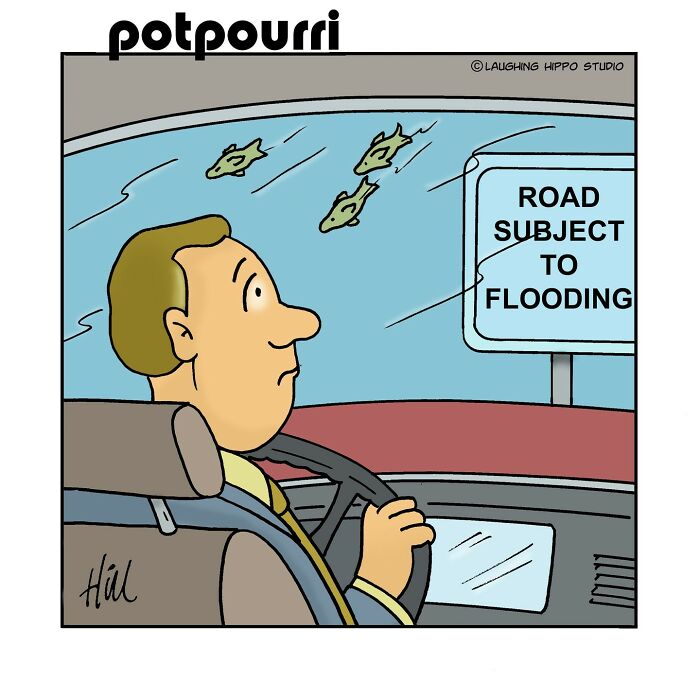 50 New One-Panel Comics Filled With Humor And Silly Situations By ‘Laughing Hippo Studio’