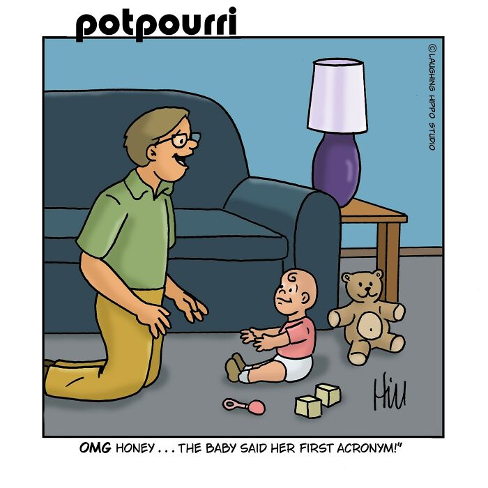 50 New One-Panel Comics Filled With Humor And Silly Situations By ‘Laughing Hippo Studio’