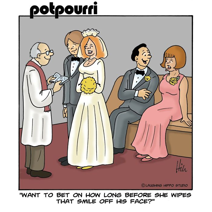 50 New One-Panel Comics Filled With Humor And Silly Situations By ‘Laughing Hippo Studio’