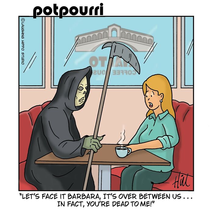 50 New One-Panel Comics Filled With Humor And Silly Situations By ‘Laughing Hippo Studio’