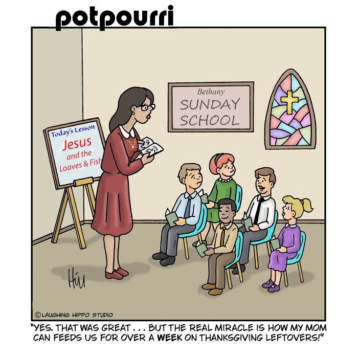 50 New One-Panel Comics Filled With Humor And Silly Situations By ‘Laughing Hippo Studio’