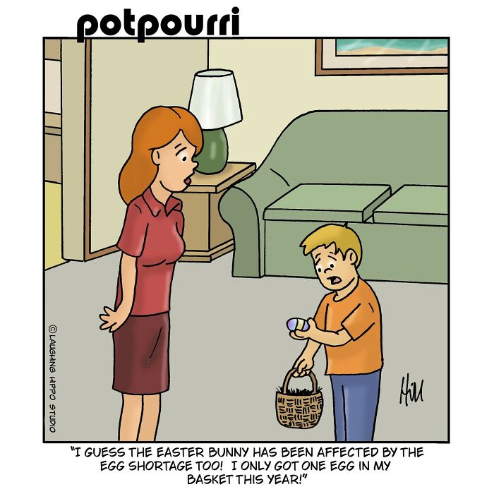 50 New One-Panel Comics Filled With Humor And Silly Situations By ‘Laughing Hippo Studio’