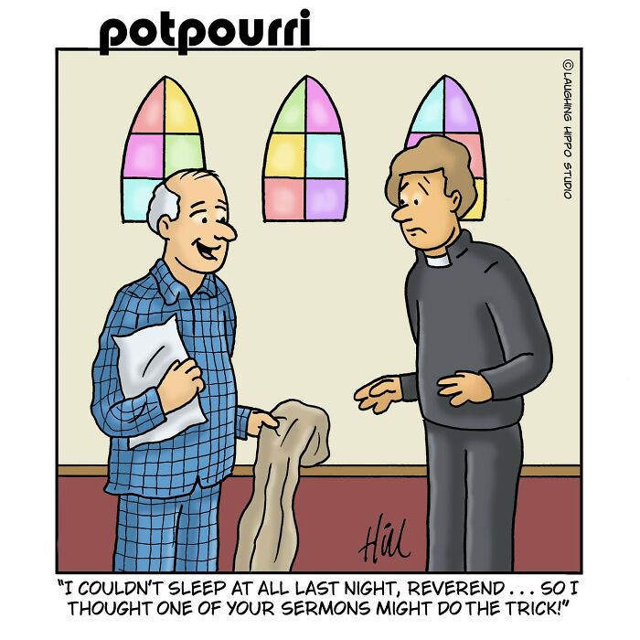 50 New One-Panel Comics Filled With Humor And Silly Situations By ‘Laughing Hippo Studio’