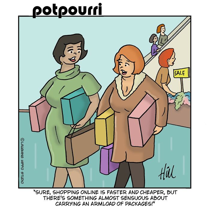 50 New One-Panel Comics Filled With Humor And Silly Situations By ‘Laughing Hippo Studio’