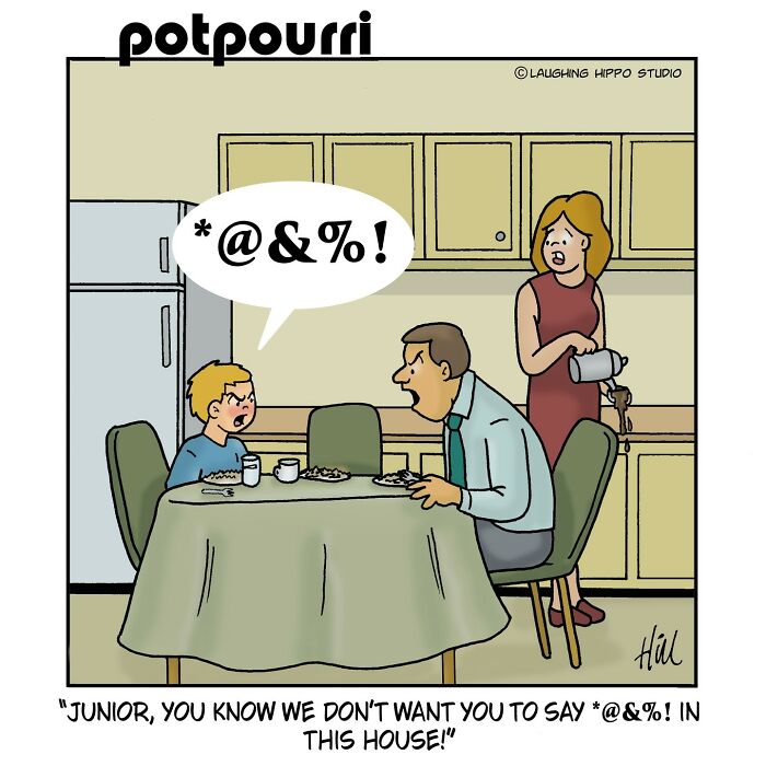 50 New One-Panel Comics Filled With Humor And Silly Situations By ‘Laughing Hippo Studio’