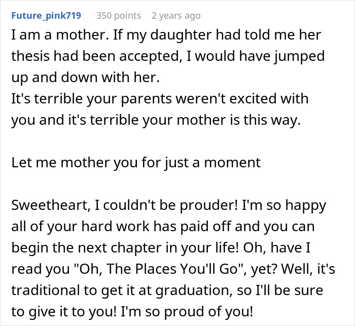 Graduate Shares Exciting News With Parents, Their Reaction Leaves Her Heartbroken