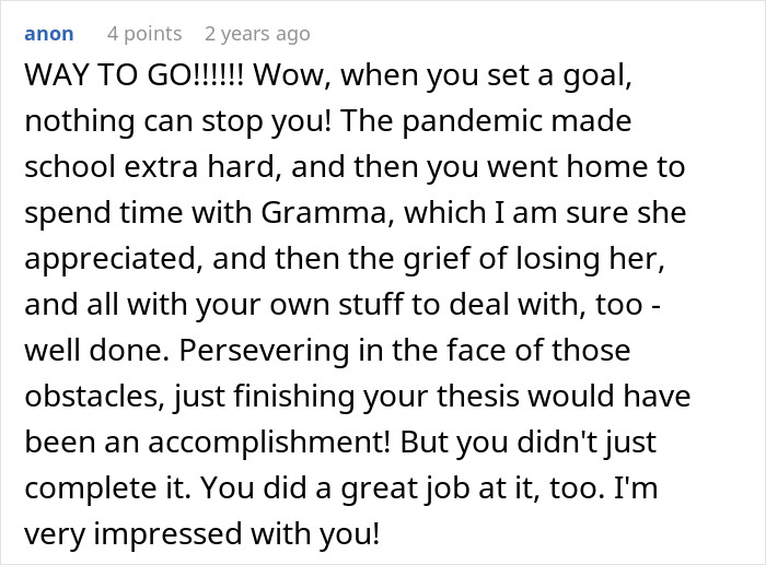 Graduate Shares Exciting News With Parents, Their Reaction Leaves Her Heartbroken