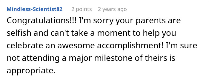 Graduate Shares Exciting News With Parents, Their Reaction Leaves Her Heartbroken