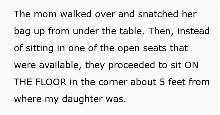 Mom Watches Daughter Handle Passive-Aggressive Adult With Pure Grace