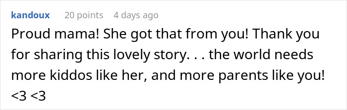 Mom Watches Daughter Handle Passive-Aggressive Adult With Pure Grace
