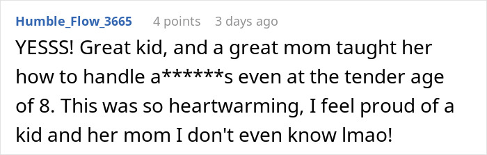 Mom Watches Daughter Handle Passive-Aggressive Adult With Pure Grace