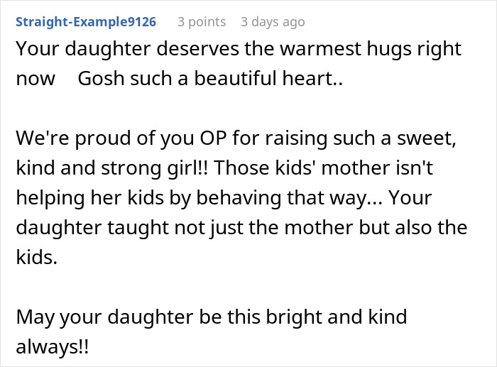 Mom Watches Daughter Handle Passive-Aggressive Adult With Pure Grace