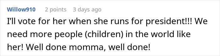 Mom Watches Daughter Handle Passive-Aggressive Adult With Pure Grace