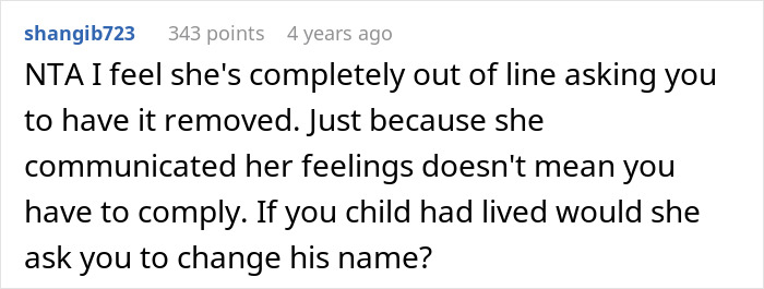 Girlfriend Asks Boyfriend To Remove Tattoo Of His Dead Child Because Of The Name