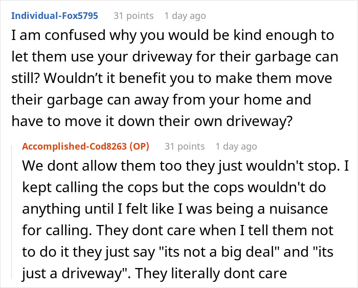 Woman Finds Out Why Jerk Neighbor Keeps Using Her Driveway And Realizes She Needs To Take Action
