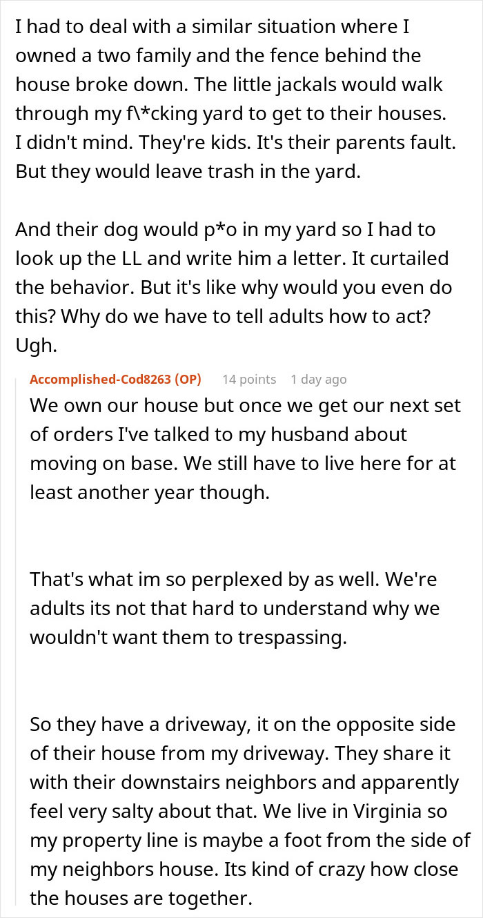 Woman Finds Out Why Jerk Neighbor Keeps Using Her Driveway And Realizes She Needs To Take Action