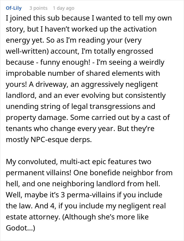 Woman Finds Out Why Jerk Neighbor Keeps Using Her Driveway And Realizes She Needs To Take Action