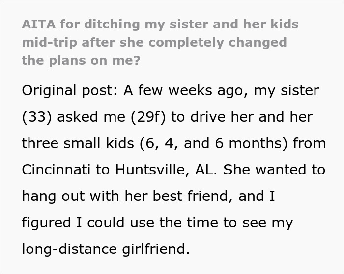 Sister Lies About Road Trip Plans, Then Cries To The Whole Family When Her Sister Leaves