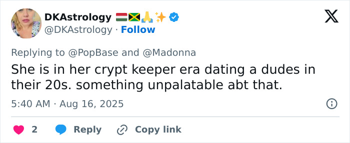 Madonna Hits Retirement Age And Reportedly Follows Her 29YO BF&#8217;s Unexpected Cosmetic Change Advice