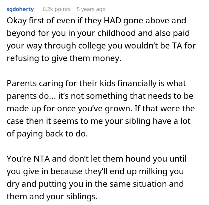 Woman Refuses To Hand Over Her Entire Savings After Parents Claim It’s “Rightfully Theirs”