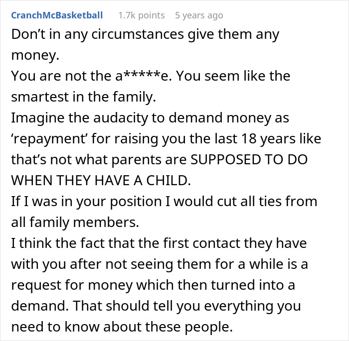 Woman Refuses To Hand Over Her Entire Savings After Parents Claim It’s “Rightfully Theirs”