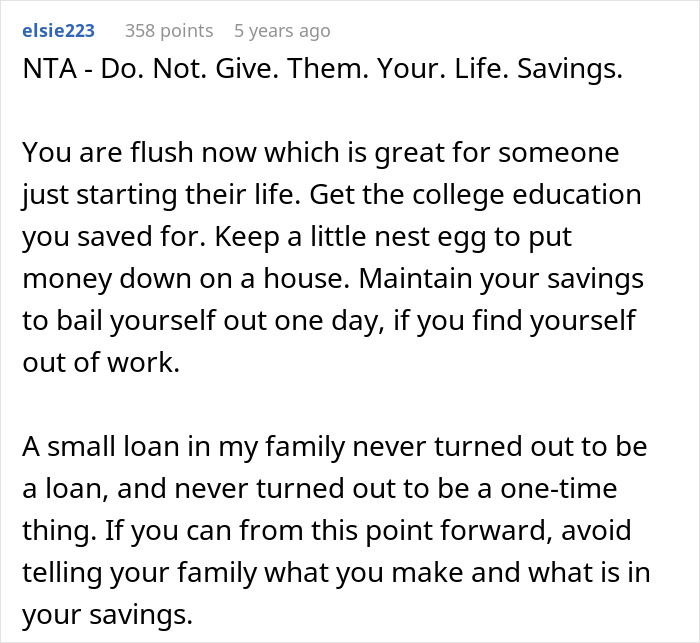 Woman Refuses To Hand Over Her Entire Savings After Parents Claim It’s “Rightfully Theirs”