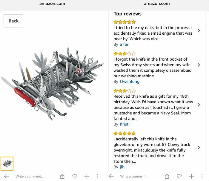 105 Times People Showed Their Immaculate Sense Of Humor In Product And Service Reviews