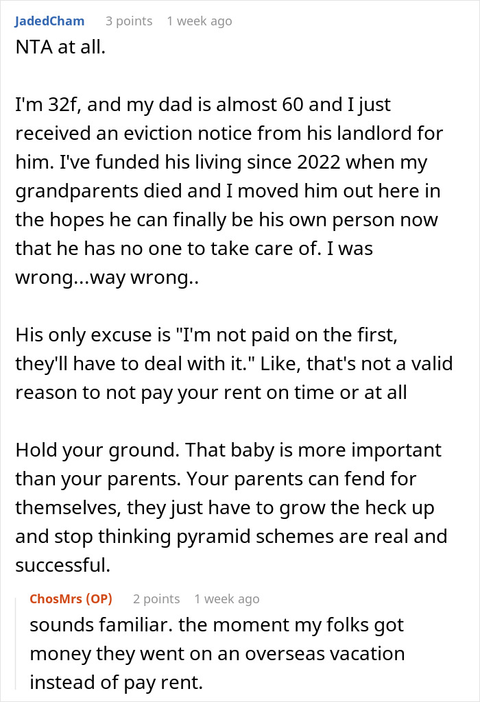 Elderly Parents Expect Daughter To Support After They Squandered Savings On Dumb Business Schemes