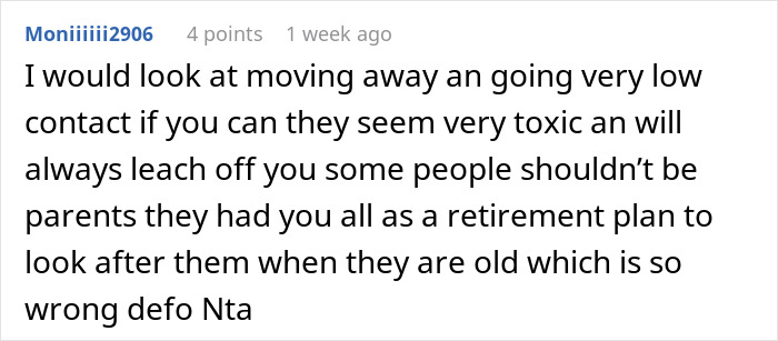 Elderly Parents Expect Daughter To Support After They Squandered Savings On Dumb Business Schemes