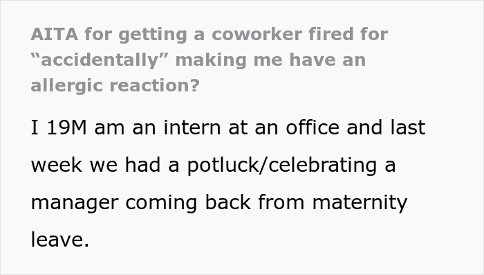 Intern Ends Up Hospitalized After Coworker Brings Cupcakes: &#8220;Kept Trying To Get Me To Eat&#8221;