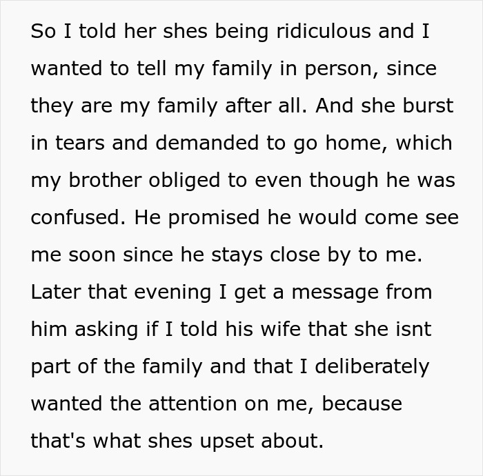 Woman Needs Support From Family After Devastating News, Gets Drama Instead After SIL Feels Outshined