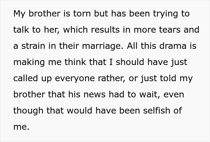 Woman Needs Support From Family After Devastating News, Gets Drama Instead After SIL Feels Outshined