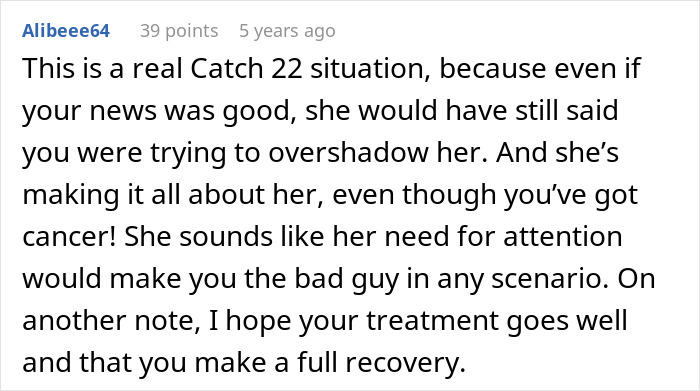 Woman Needs Support From Family After Devastating News, Gets Drama Instead After SIL Feels Outshined