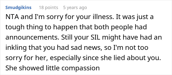 Woman Needs Support From Family After Devastating News, Gets Drama Instead After SIL Feels Outshined