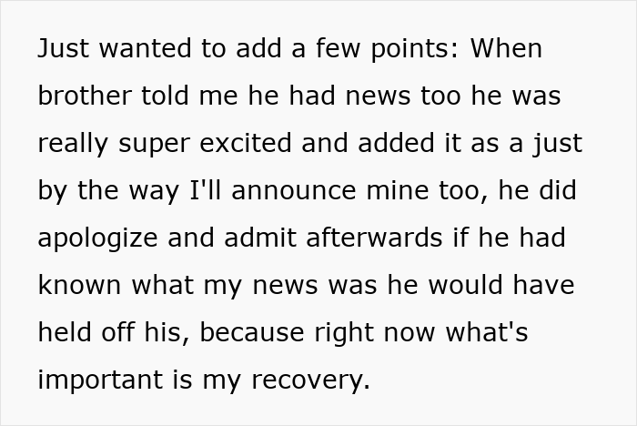 Woman Needs Support From Family After Devastating News, Gets Drama Instead After SIL Feels Outshined