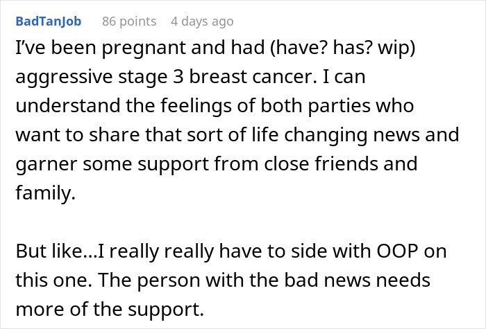 Woman Needs Support From Family After Devastating News, Gets Drama Instead After SIL Feels Outshined