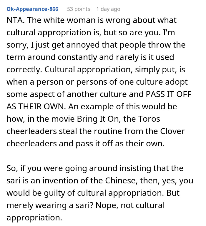 Lady Lashes Out At Woman Who Accused Her Of Cultural Appropriation, Later Asks If She Was Too Harsh