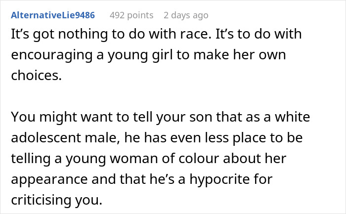 Mom Tells Son’s Black Girlfriend She Doesn’t Need To Change Her Hair For Him, Son Explodes