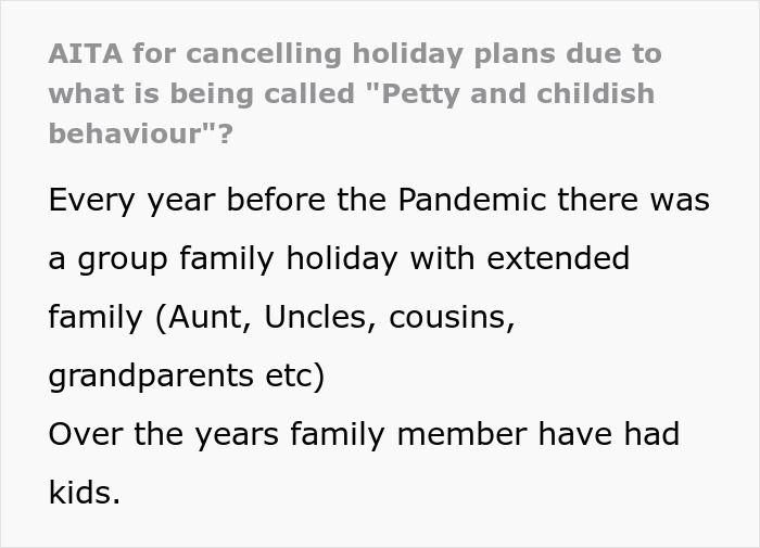 Relative Overhears Family Is Planning To Dump Their Kids On Her, Cancels Flights And Hotels ASAP