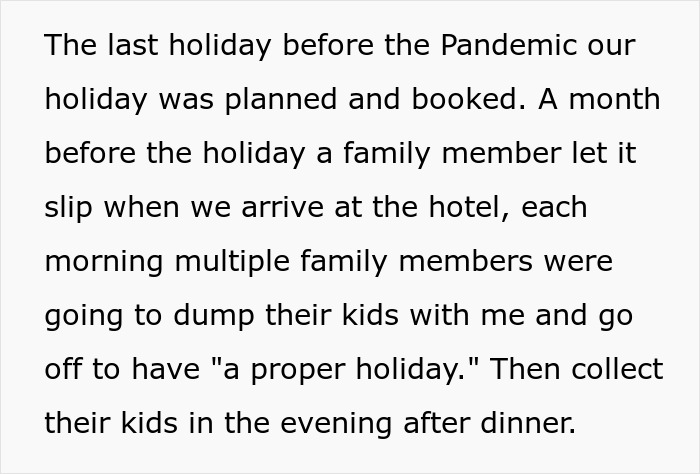 Relative Overhears Family Is Planning To Dump Their Kids On Her, Cancels Flights And Hotels ASAP