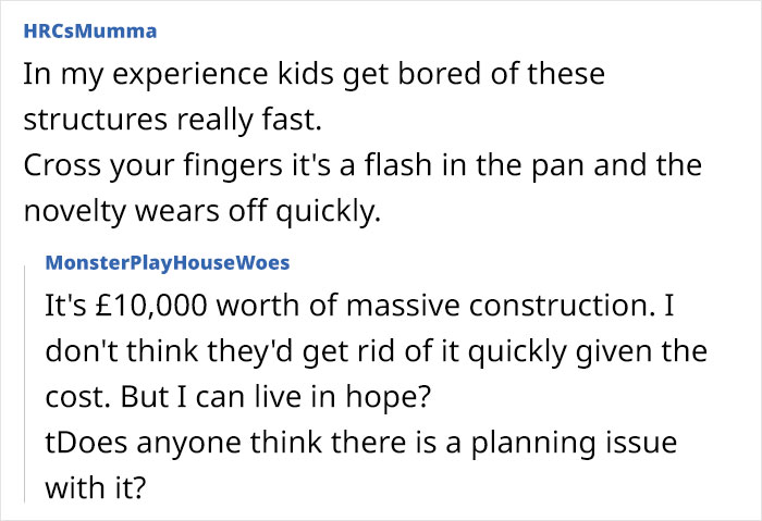 Family Build A Huge 2-Story Playhouse On Their Plot, Neighbors Get Livid Over This
