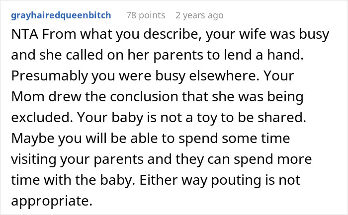 Man Won&#8217;t Let His Parents Help With Baby, But Allows In-Laws, Netizens Are Absolutely Divided