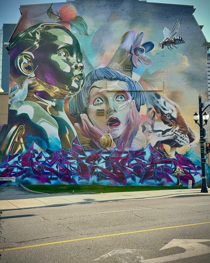40 Powerful Murals By Alexander “Vizsla” Bacon That Merge Graffiti Culture With Fine Art