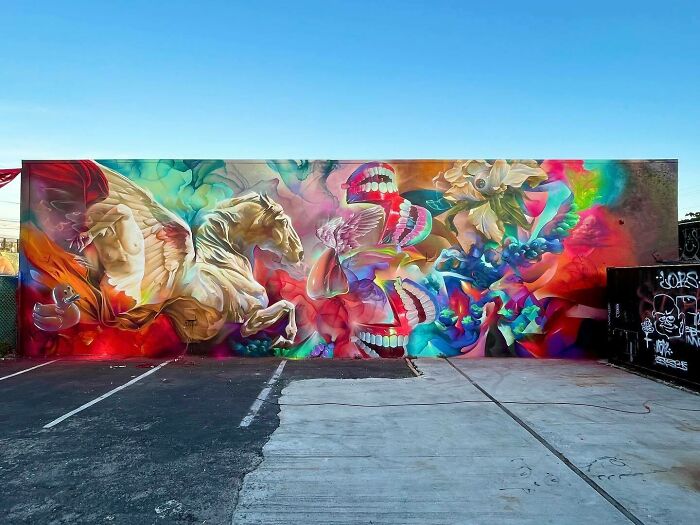 40 Powerful Murals By Alexander “Vizsla” Bacon That Merge Graffiti Culture With Fine Art