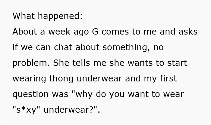Parents Slam Single Dad For Allowing 12YO Daughter To Wear Thongs, He Defends His Decision