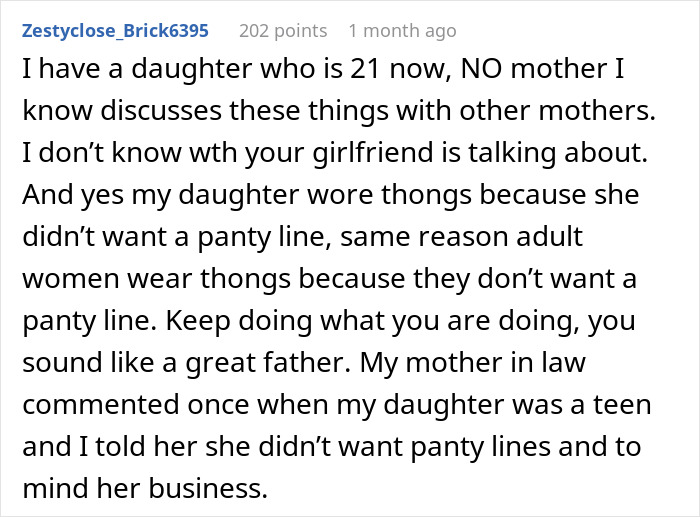 Parents Slam Single Dad For Allowing 12YO Daughter To Wear Thongs, He Defends His Decision